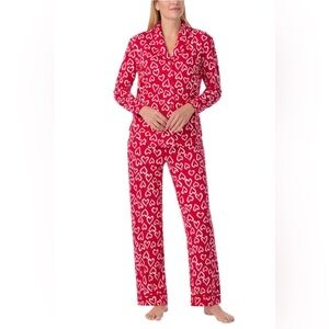NWOT Room Service Heart Print Pajama Set ❤️ Cozy Matching Set